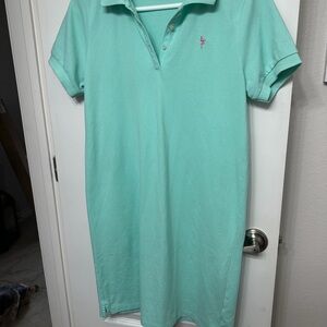 J.Crew Mint Green Polo T-shirt Dress